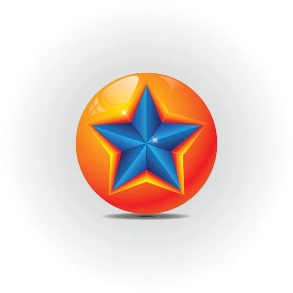 Логотип Зірки Дизайн Векторні Ілюстрації — стоковий вектор