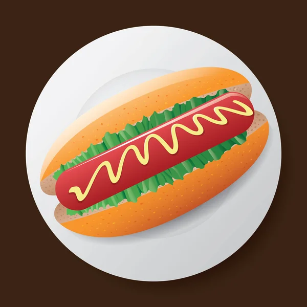 Fast Food Design Illustration Vectorielle Eps10 Graphique — Image vectorielle