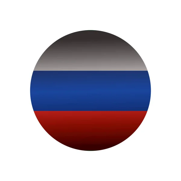 Векторна Ілюстрація Російського Прапора — стоковий вектор