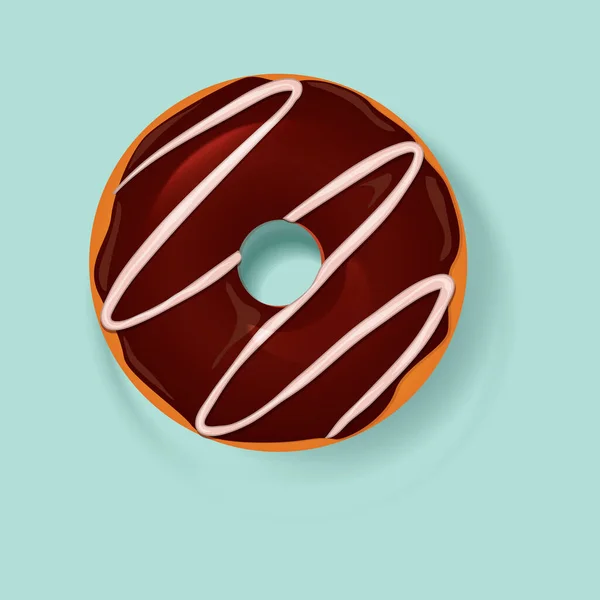 Donut Icon Vector Illustration — Stock Vector