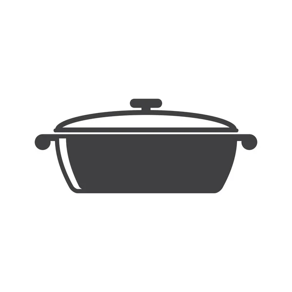 Sauce Pan Design Vector Illustration — 스톡 벡터