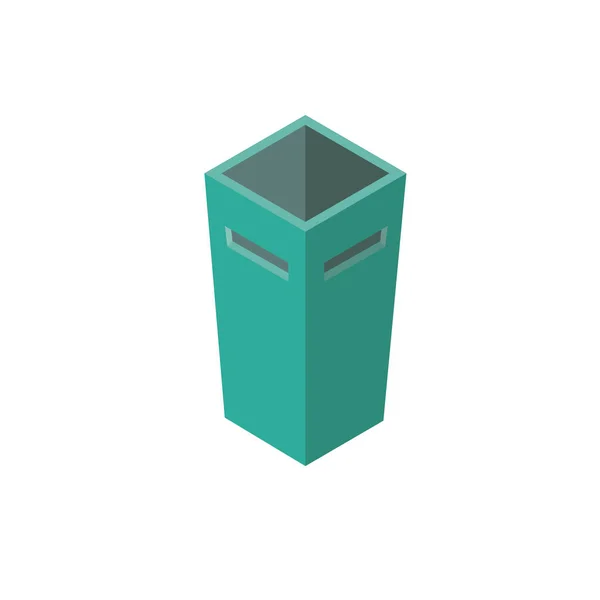 Ilustración Vectorial Caja Icono — Vector de stock