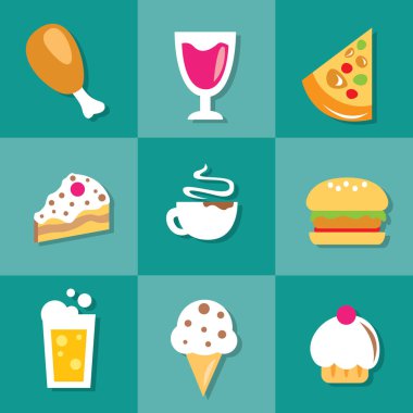 Basit grafik simgesi vektör illüstrasyonu 