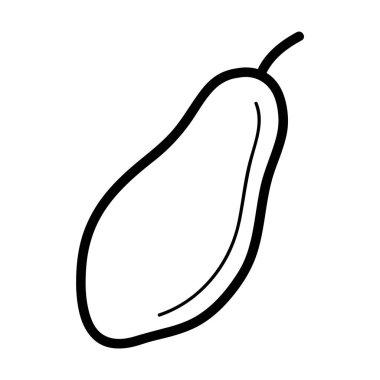 Vektör illüstrasyonu, sebze yemeği