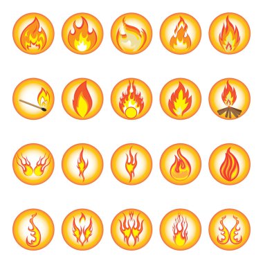 vektör ateş ateşi dizisi