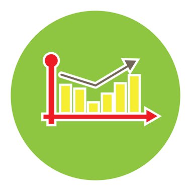 grafik simgesi vektör çizgisi