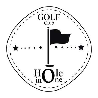 golf sporu tasarımı, vektör illüstrasyonu eps10 grafiği