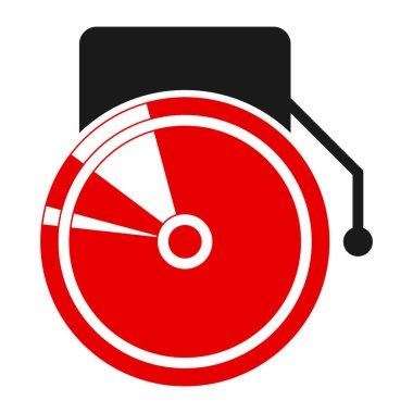 Modern oto tamir simgesinin vektör illüstrasyonu