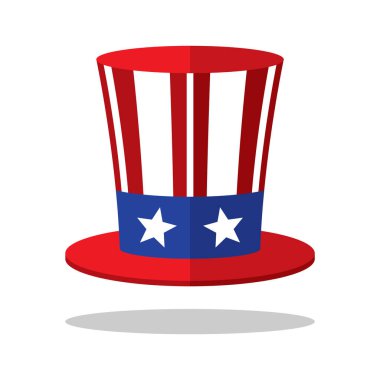 ABD tasarımı beyaz arkaplan üzerinde, vektör illüstrasyonu