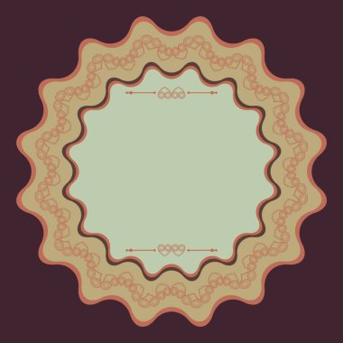 soyut vintage arkaplan vektör çizimi