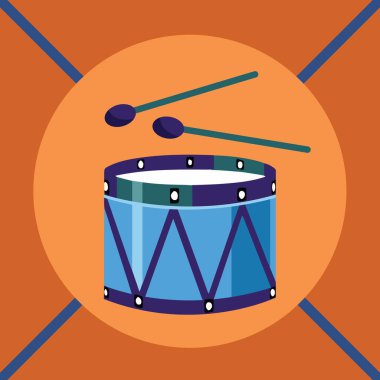 müzik araçları vektör simgesi sahnede