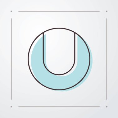 Bir g harfinin vektör illüstrasyonu