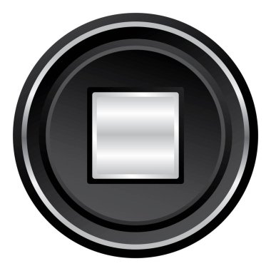 düğme simgesi, vektör çizimi 