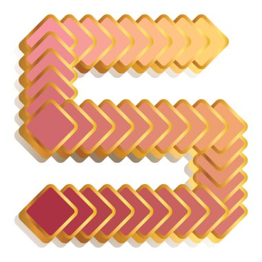 Basit grafik simgesi vektör illüstrasyonu 