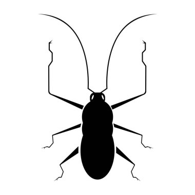 Bir sivrisinek simgesinin vektör çizimi