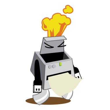 vektör illüstrasyon robot karakter