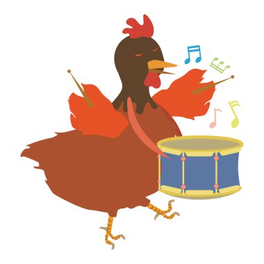 Saksafonlu şarkı söyleyen bir adamın vektör çizimi