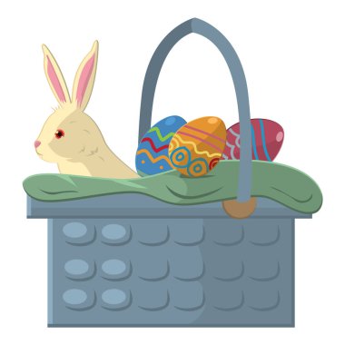 Paskalya tavşanı ve yumurta