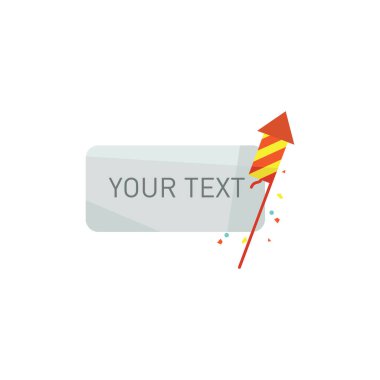 Beyaz arkaplanda vektör ok işareti