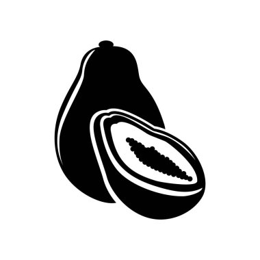 Taze armut simgesinin vektör çizimi