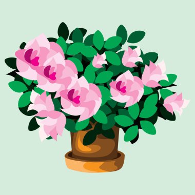 Çiçek demeti vektör illüstrasyonu