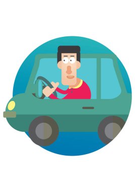 Bir adam araba tekerleğinde oturuyor ve kırık bir bacak tutuyor.