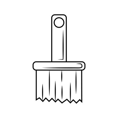 Beyaz arkaplanda izole edilmiş vektör çizgisi simgesi.