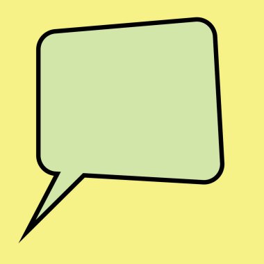 konuşma balonu simgesi, vektör illüstrasyonu