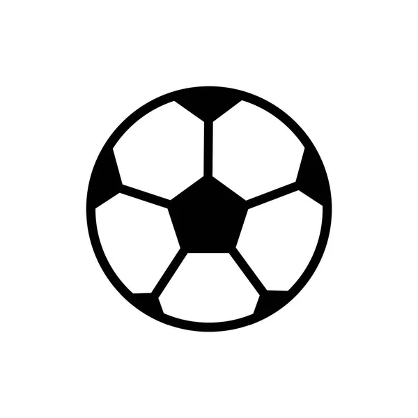Icono Pelota Fútbol Vector Ilustración Aislada Para Web — Archivo Imágenes Vectoriales