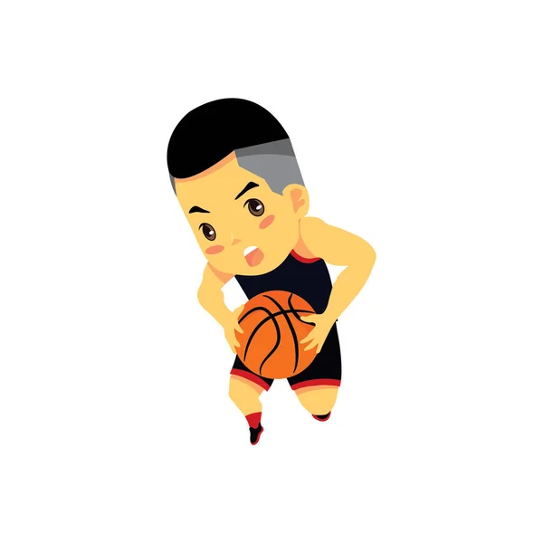 Jugador Baloncesto Ilustración Vectorial — Vector de stock