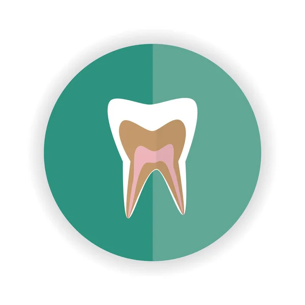 Ilustracja Wektora Dentystycznego Tło Elementu Ikony — Wektor stockowy