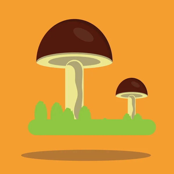 Illustration Vectorielle Champignon — Image vectorielle