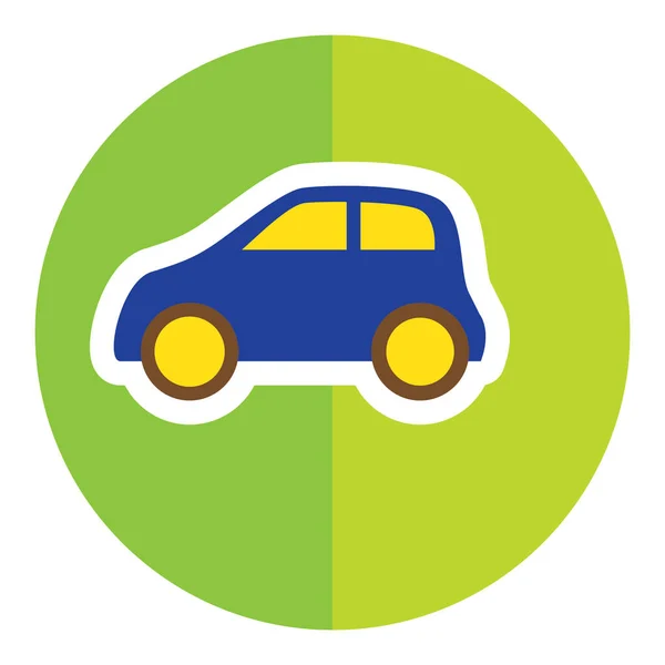 Car Flat Vector Icon — Stock Vector