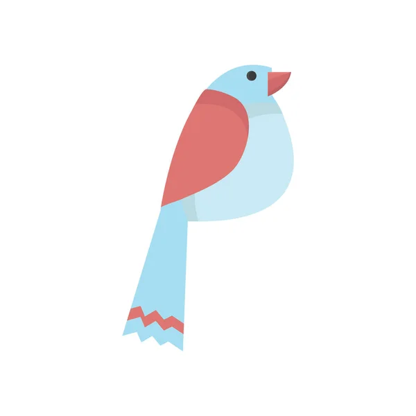 Vector Illustration Cartoon Parrot Icon — Stock Vector