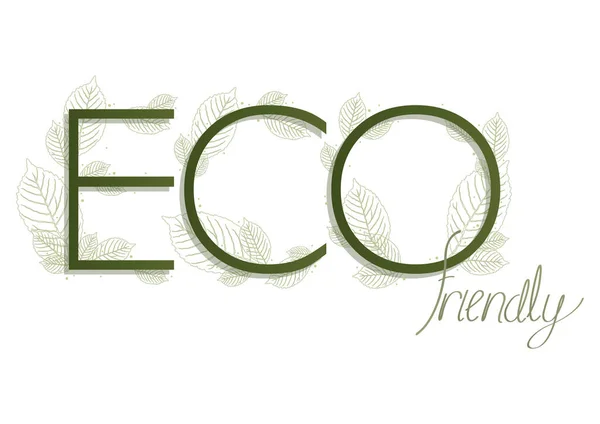 Vector Creativo Ilustración Eco — Vector de stock