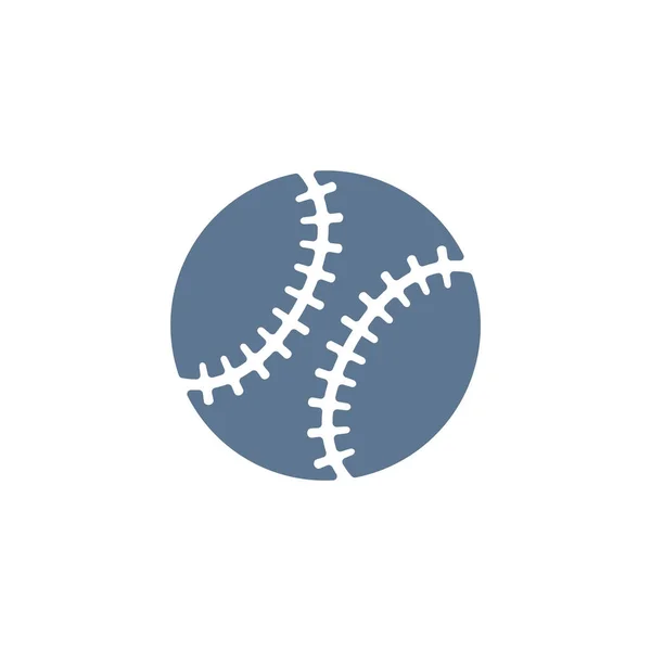 Ikona Baseballa Ilustracja Wektora — Wektor stockowy