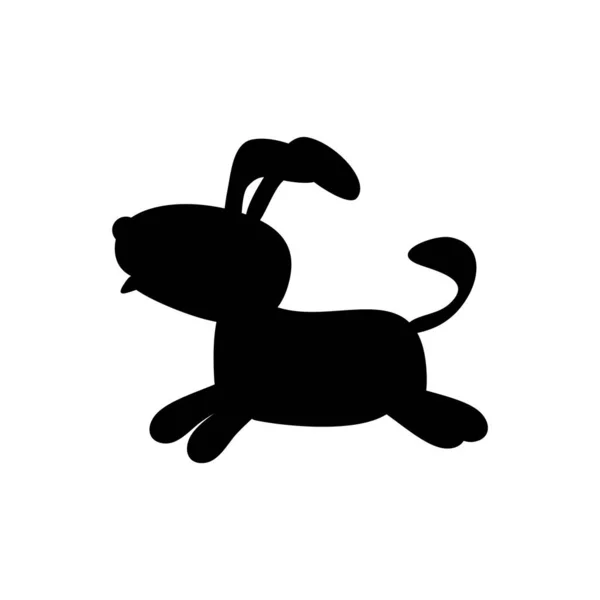 Perro Icono Vector Ilustración — Vector de stock