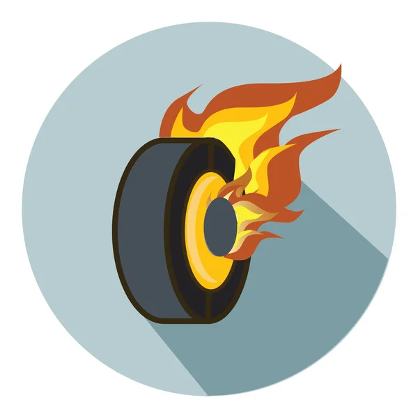 Vector Illustration Fire Icon — Stock Vector