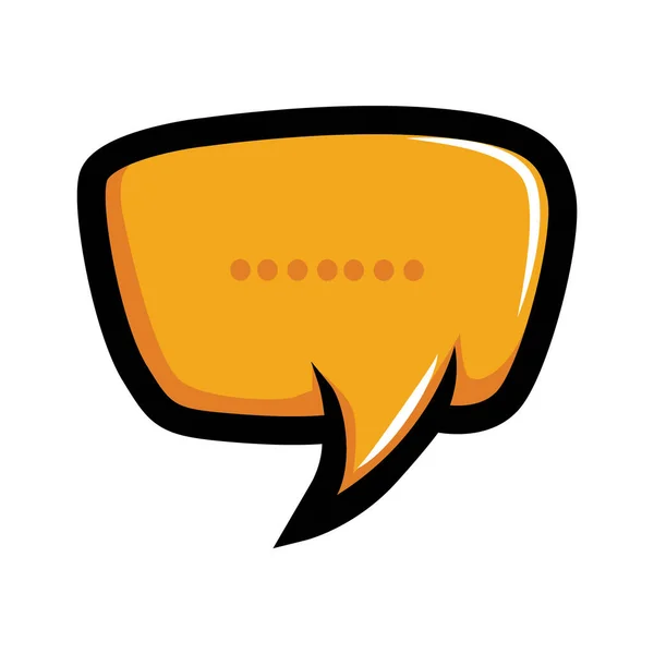 Speech Bubble Icon Vector Illustration — Stock Vector