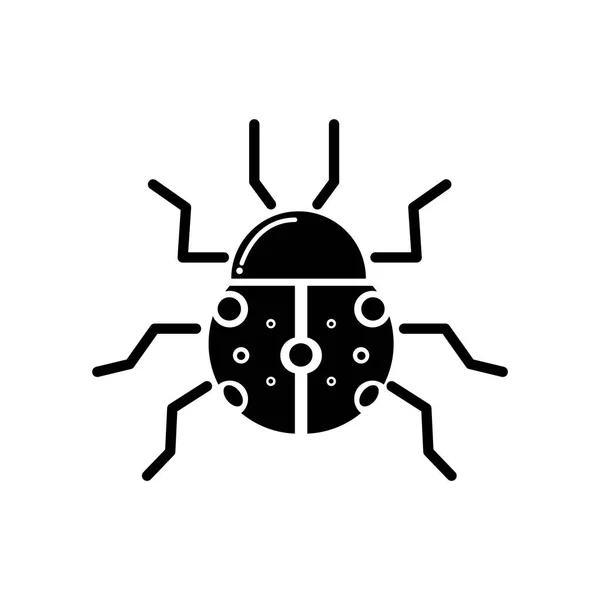 Illustration Vectorielle Icône Bug — Image vectorielle