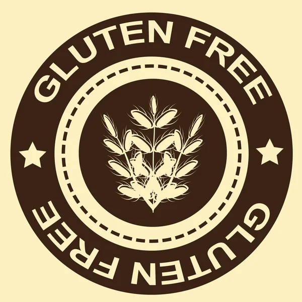Gluten Free Vector Illustration — Stock Vector