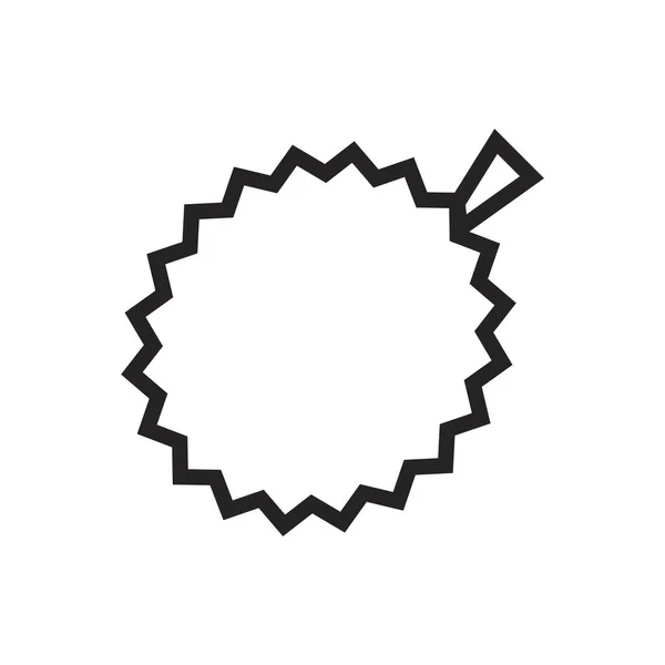 Vector Icono Blanco Negro — Vector de stock