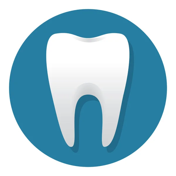 Tooth Icon Vector Illustration — Stock Vector