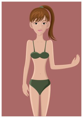 Basit grafik simgesi vektör illüstrasyonu