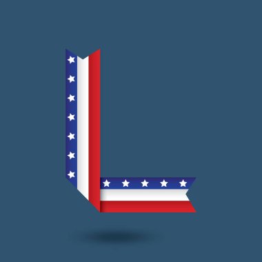 Amerikan vektör illüstrasyon simgesi