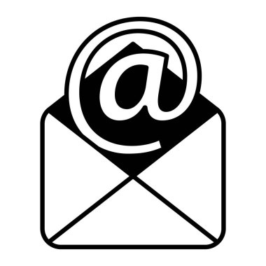 e- posta simgesi, vektör illüstrasyonu