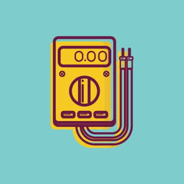 Grafik simgesi vektör illüstrasyonu
