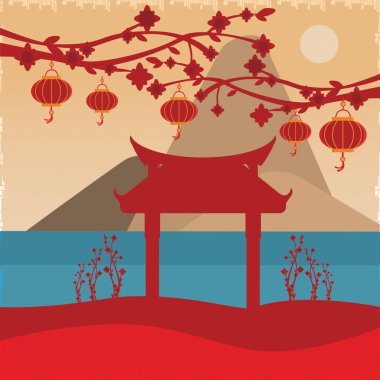 Basit grafik simgesi vektör illüstrasyonu 