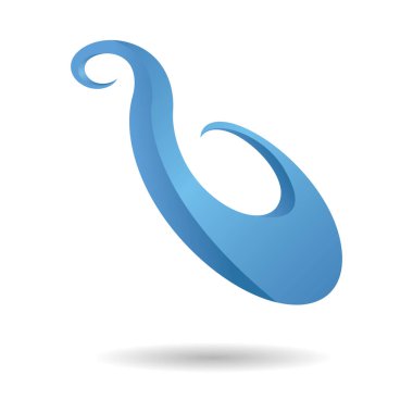 Uzun gölge simgesinin vektör illüstrasyonu