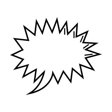 vektör patlama simgesi 